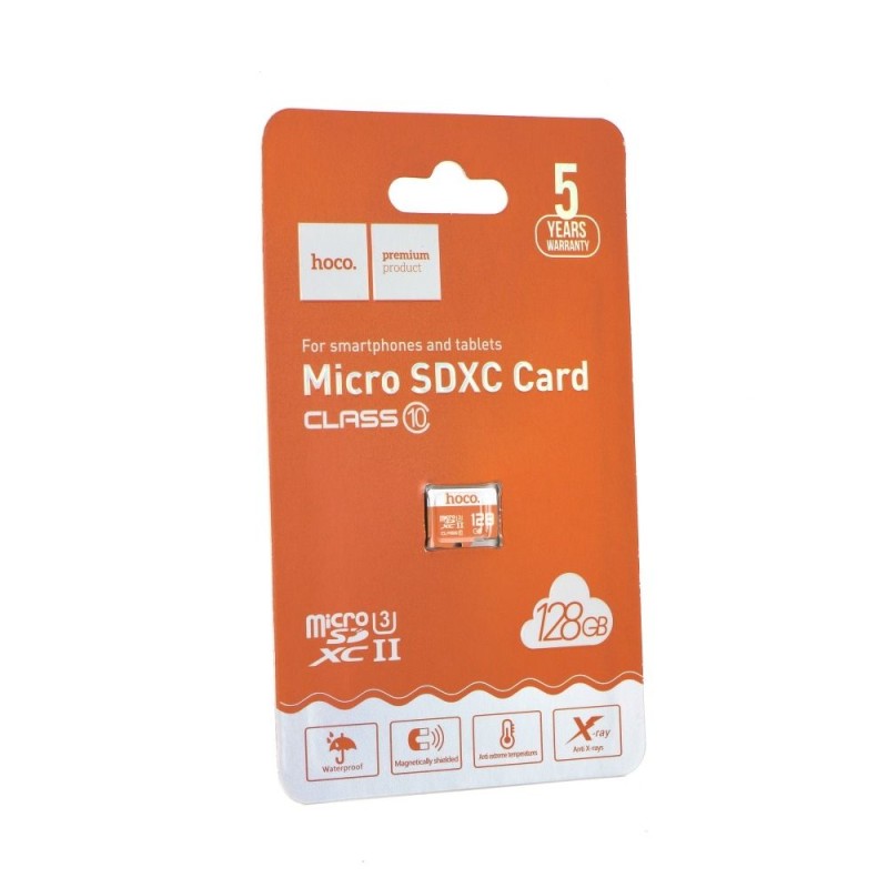 Carte mémoire HOCO microSD TF Mémoire haute vitesse 128 Go Classe 10