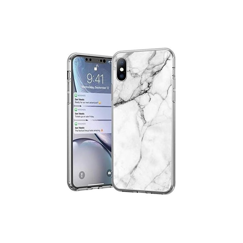 Wozinsky - Coque en TPU  Marble pour Xiaomi Redmi 10X 4G / Xiaomi Redmi Note 9 b