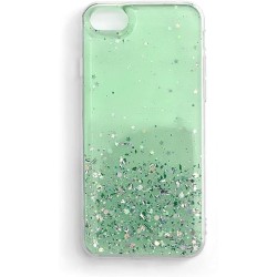 Wozinsky - Star Glitter Shining Cover pour Xiaomi Redmi Note 9T 5G vert