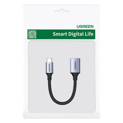 Ugreen - Câble USB C (mâle) - USB (femelle) 3.0 OTG 0 15m Ugreen US378 - noir