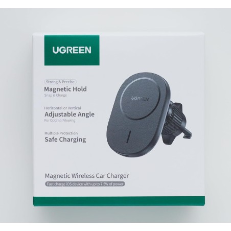 UGREEN - Support Téléphone Voiture Induction Chargeur Magnétique sans Fil