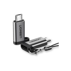 Ugreen - Adaptateur   USB Type C vers micro USB gris (50590)