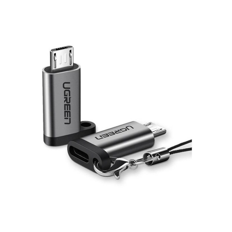 Ugreen - Adaptateur   USB Type C vers micro USB gris (50590)