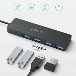 Anker - Station d'accueil (A8309G11) - Type-C vers 4x USB, 5 Gbit/s, Plug-and-Pl