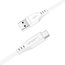 Câble USB Acefast - USB Type C 1,2 m, 3A blanc (C3-04 blanc)