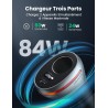 Chargeur de voiture Ugreen USB Type C / USB QC PD 24W avec prise allume-cigare 1