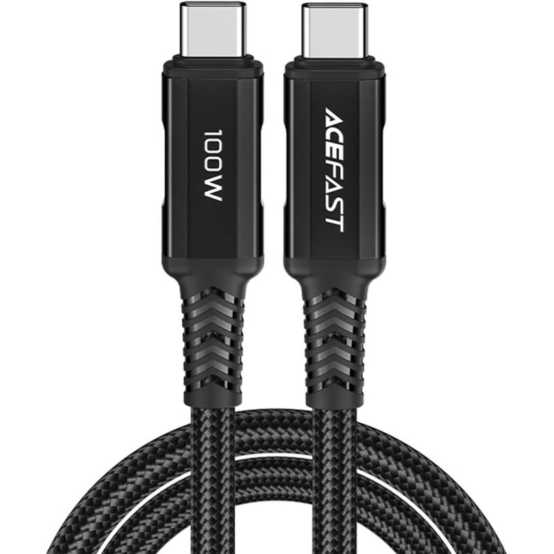 Acefast C4-03 Noir USB-C - Câble USB-C PD QC 100W 5A 480Mb/s 2m - noir
