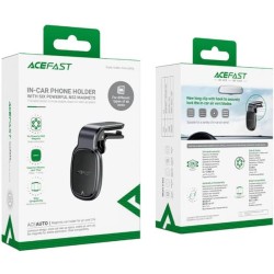 Acefast support magnétique de téléphone de voiture pour grille d'aération gris (