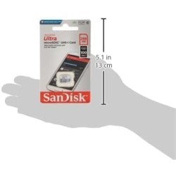 SanDisk - Carte mémoire Ultra  256 Go, Classe 10/UHS-1 U1 - Blanc / Gris