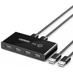 Ugreen - boîtier de commutation HUB commutateur 4x USB 2.0 Répartiteur USB pour