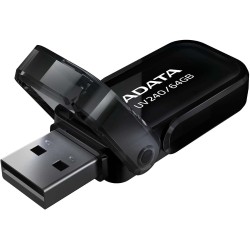 Adata - Memory Stick UV240 (AUV240-32G-RBK) - Clé USB 2.0, 32 Go - Noir