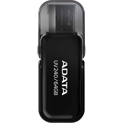 Adata - Memory Stick UV240 (AUV240-32G-RBK) - Clé USB 2.0, 32 Go - Noir