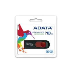 Adata - Memory Stick C008 (AC008-16G-RKD) - Clé USB 2.0, 16 Go - Noir