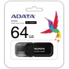 Adata - Memory Stick UV240 (AUV240-64G-RBK) - Clé USB 2.0, 64 Go - Noir