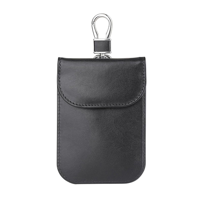 Techsuit - Antivol RFID (AF2) - pour cartes et clés, cuir PU, bloqueur EMF - Noi