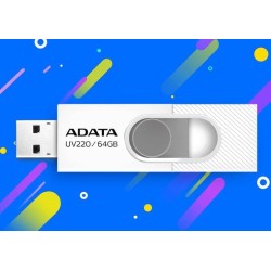 Adata - Memory Stick UV220 (AUV220-32G-RBKBL) - Clé USB 2.0, 32 Go - Noir