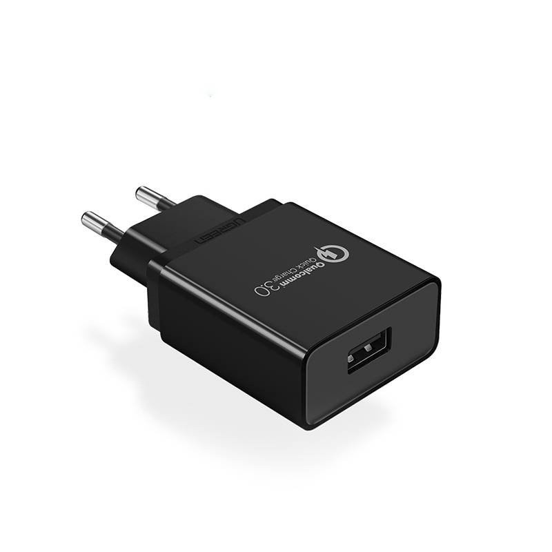 UGREEN USB-A QC 3.0 18W Wall Charger-EU Black