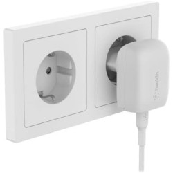 Belkin - Chargeur secteur USB-C PD 20W blanc