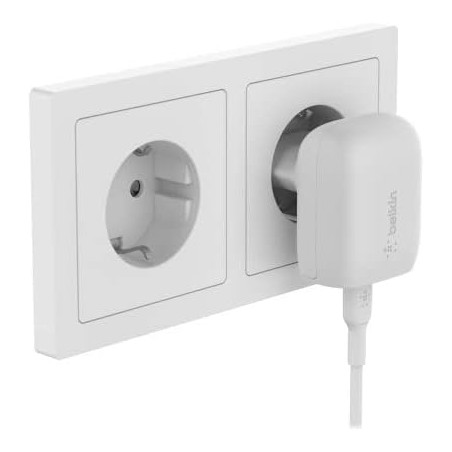 Belkin - Chargeur secteur USB-C PD 20W blanc