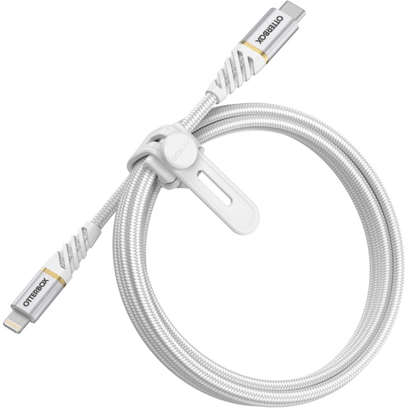 OTTERBOX Cable TressÃ© USB-C vers Lightning 1m (Blanc)