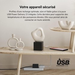 Belkin - Chargeur secteur USB-C PD 20W blanc