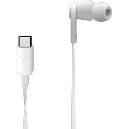 Belkin - Écouteurs filaire USB-C Blanc