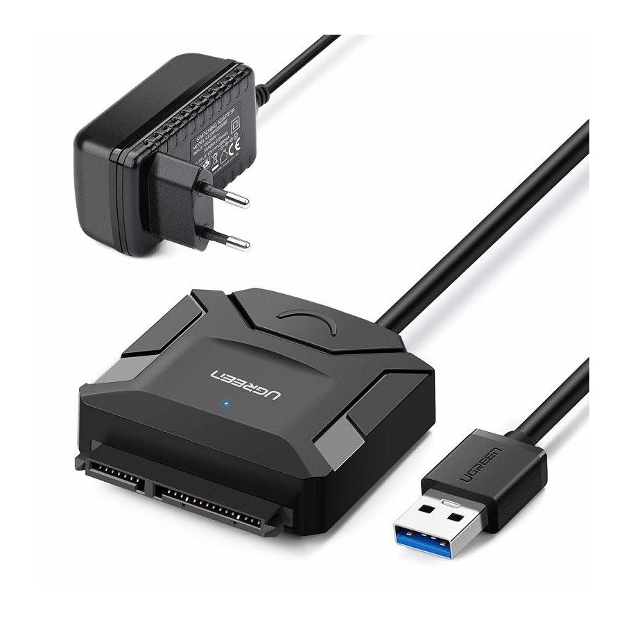 Adaptateur USB 3.0 - SATA UGREEN vers HDD/SDD 2,5-3,5 pouces