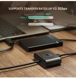 HUB USB 3.0 + USB-C 3.1 UGREEN 4 ports, OTG