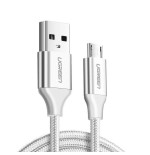 Câble micro USB UGREEN QC 3.0 2,4 A 1,5 m Blanc