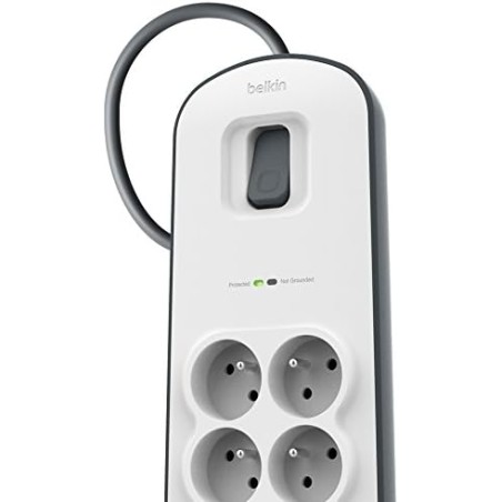 Belkin - Multiprise/Parafoudre 8 Prises 2 Ports USB