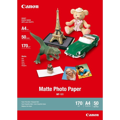 Canon MP-101 Papier Photo Mat Format A4 (5 feuilles)