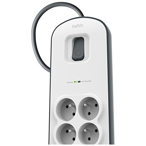 Belkin - Multiprise/Parafoudre 8 Prises 2 Ports USB