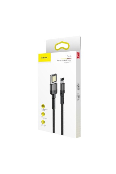 Câble Cafule édition spéciale USB pour iP 1,5 Gris + B