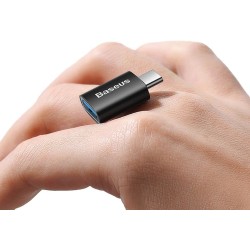 Baseus Ingenuity Series Mini OTG adapter USB-C to USB 3.1 Noir