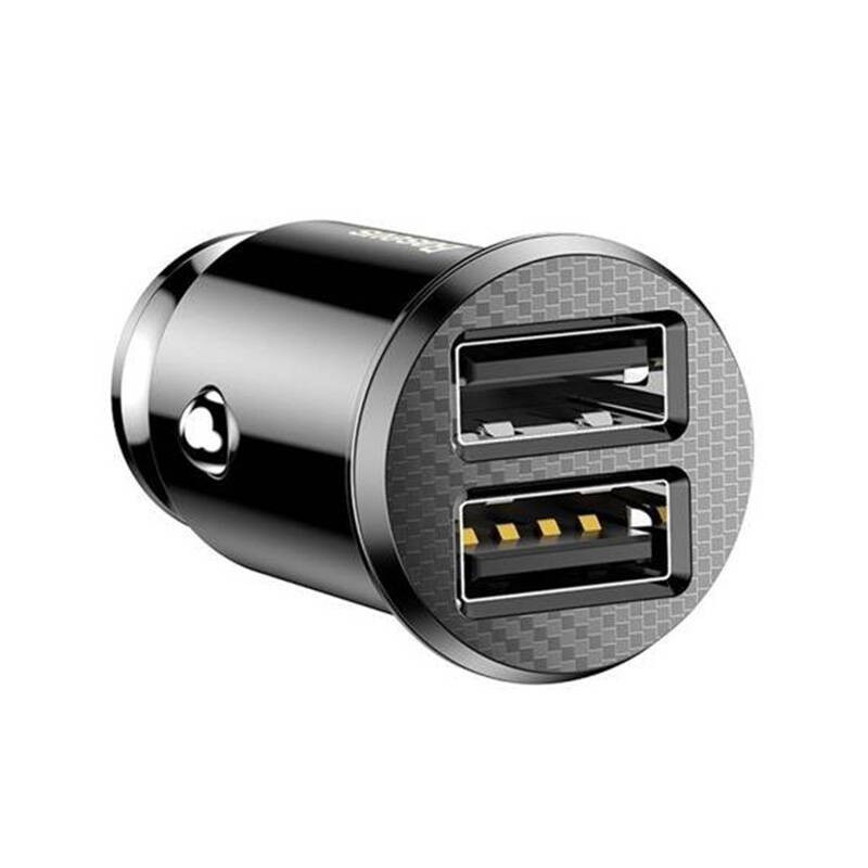 Chargeur de voiture Grain (double USB 5 V 3,1 A) Noir