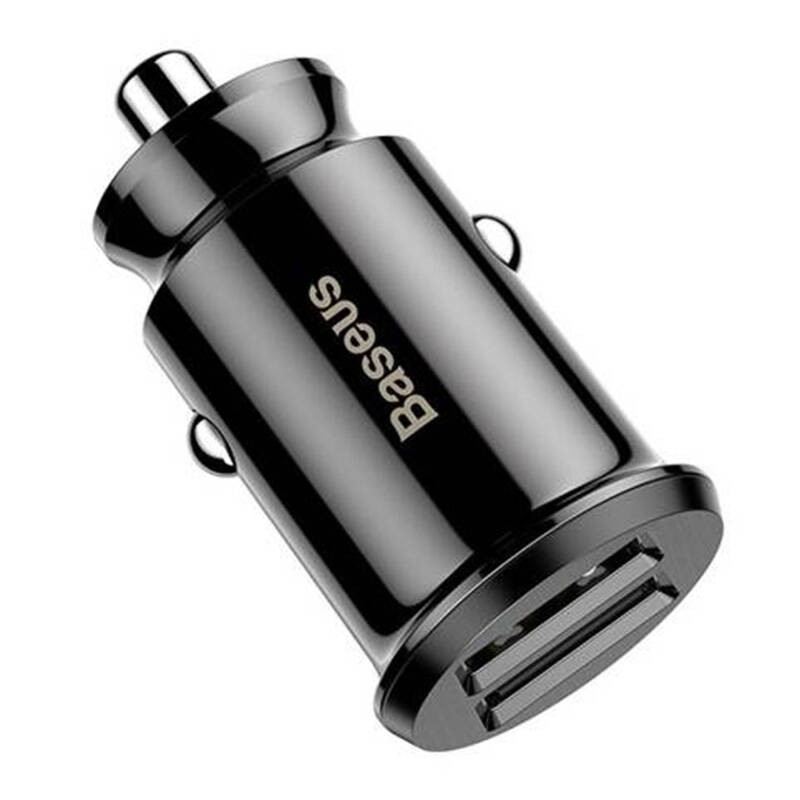 Chargeur de voiture Grain (double USB 5 V 3,1 A) Noir