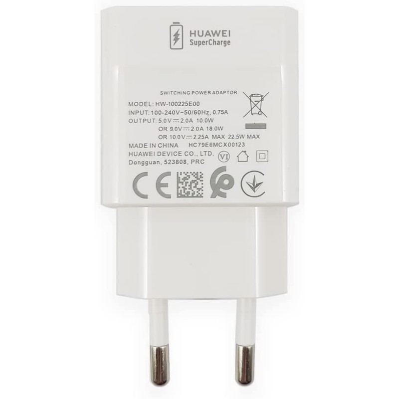 HUAWEI Supercharge Wall Charger CP404B Max Chargeur Mural 22,5 W