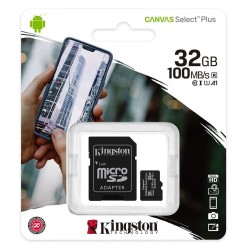 Kingston Micro SD 32GB canvas select plus SDCS2/32GB