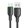 Mcdodo - USB to USB-C Cable CA-4751 with LED light 1.2m (black)