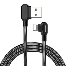 Mcdodo - USB to Lightning cable, CA-4673, angled, 1.8m (black)