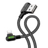 Mcdodo - USB to Lightning cable, CA-4673, angled, 1.8m (black)