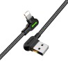 Mcdodo - USB to Lightning cable, CA-4673, angled, 1.8m (black)