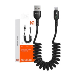 Mcdodo - USB to Lightning Cable, CA-6410, Spring, 1.8m (Black)