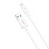 Foneng X67 USB to Micro USB Cable, 5A, 1m (White)