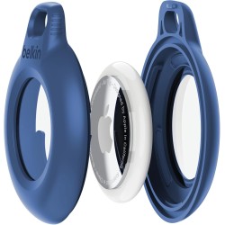 Belkin - Airtag Waterproof Protection avec porte-clés Bleu