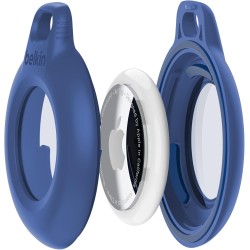 Belkin - Airtag Waterproof Protection avec porte-clés Bleu