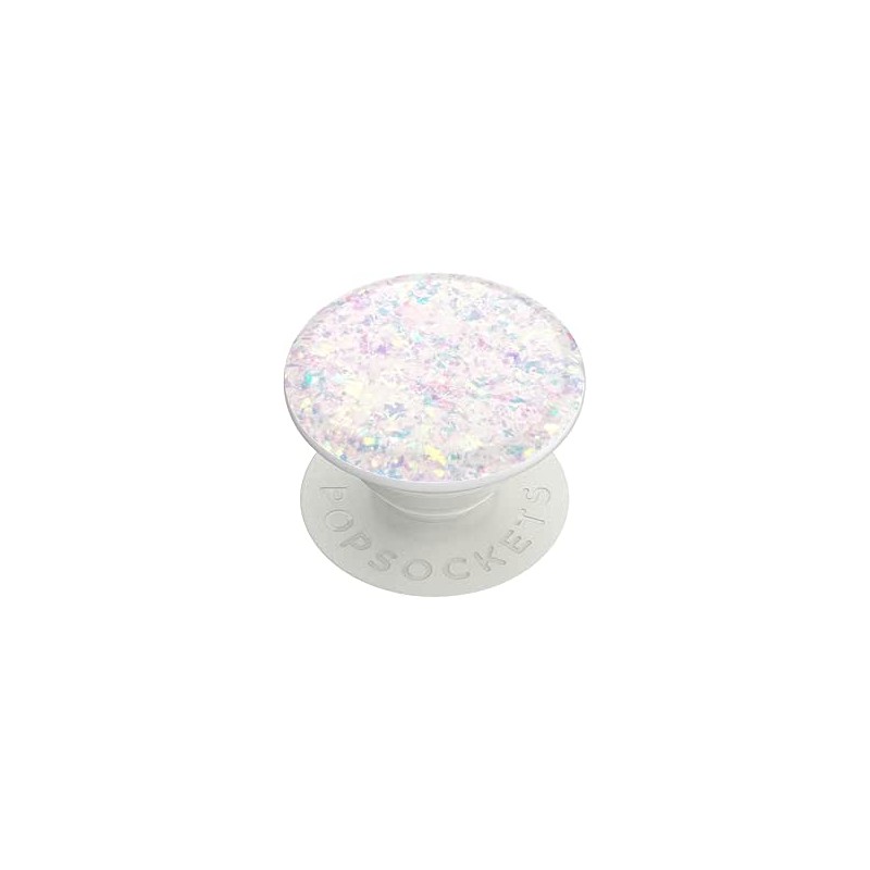 PopSockets - PopGrip Iridescent Confetti White