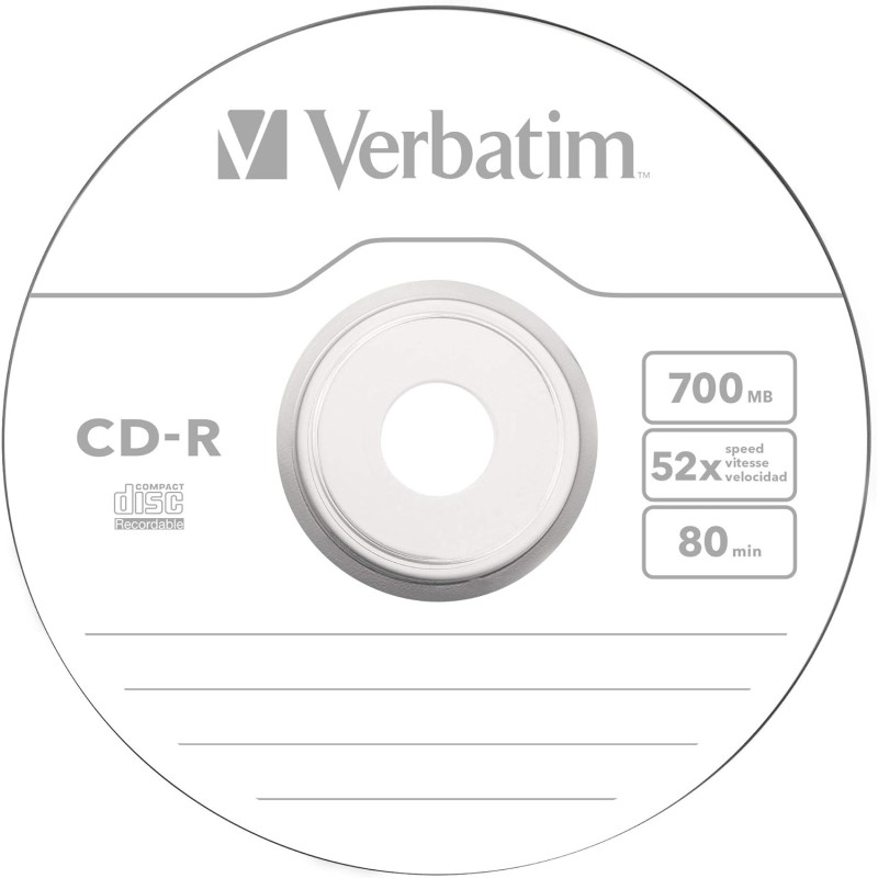 Verbatim CD-R 700MB 52X EXTRA PROTECTION SURFACE Shrink 10