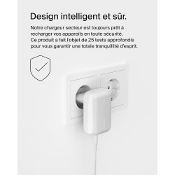 BELKIN Chargeur 42W (USB-A + USB-C)