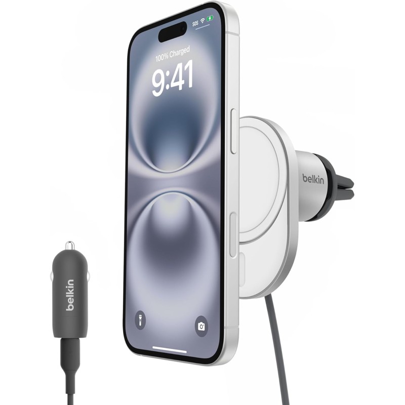 BELKIN Chargeur Voiture Magsafe Qi2 (sans adaptateur secteur) BELKIN Chargeur Voiture Magsafe Qi2 (sans adaptateur secteur)